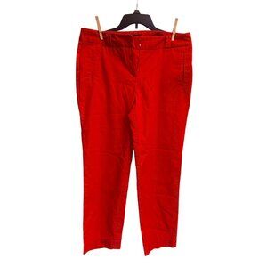 Red Larry Levine Pants - Size 12